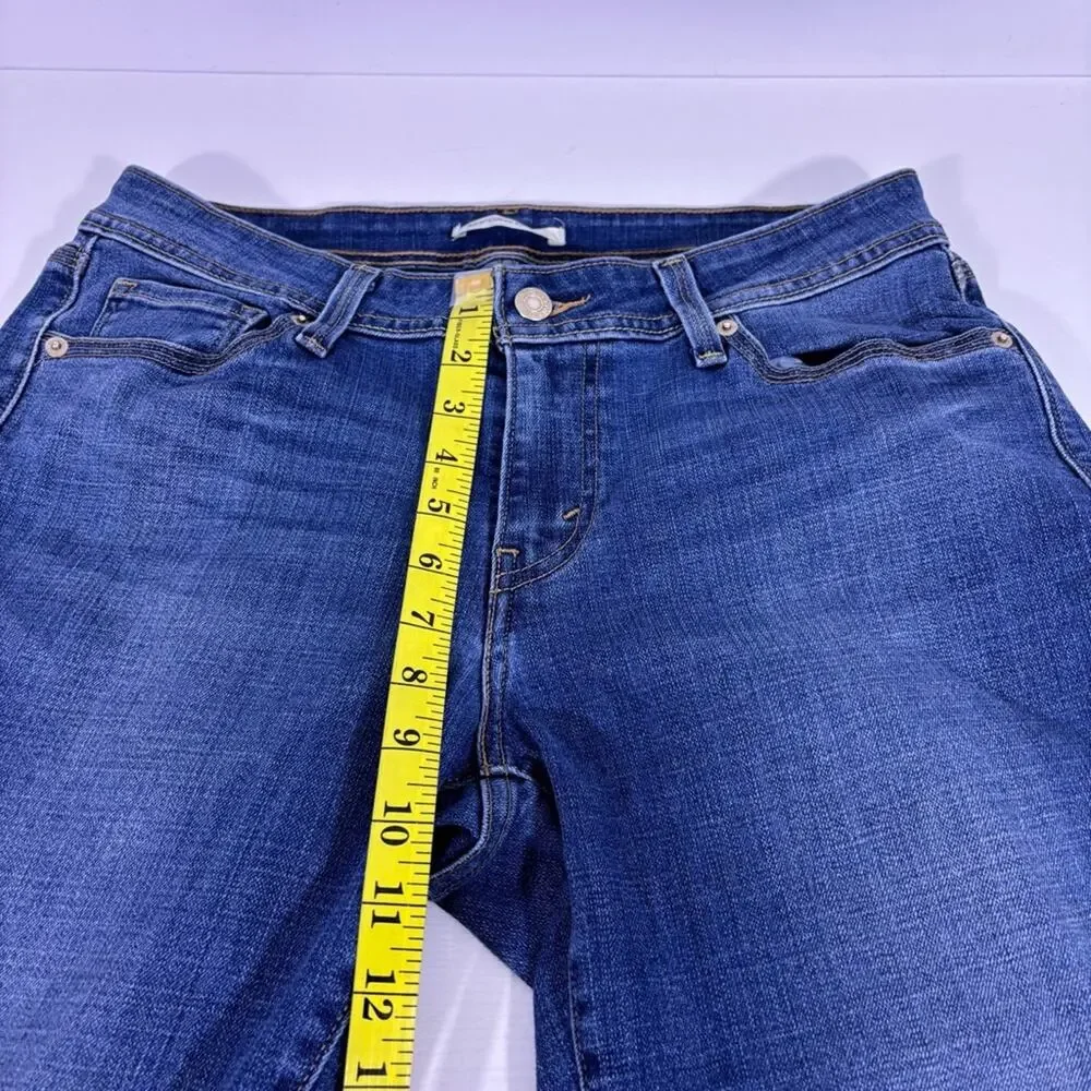 Levi’s 529 Curvy Women's Bootcut Jeans in Medium Blue Wash Size 32 T9